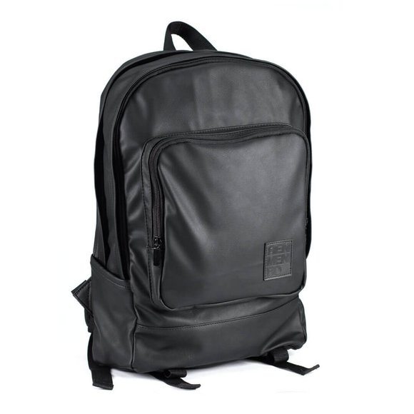 Renmenbo BackpackBlack Leather